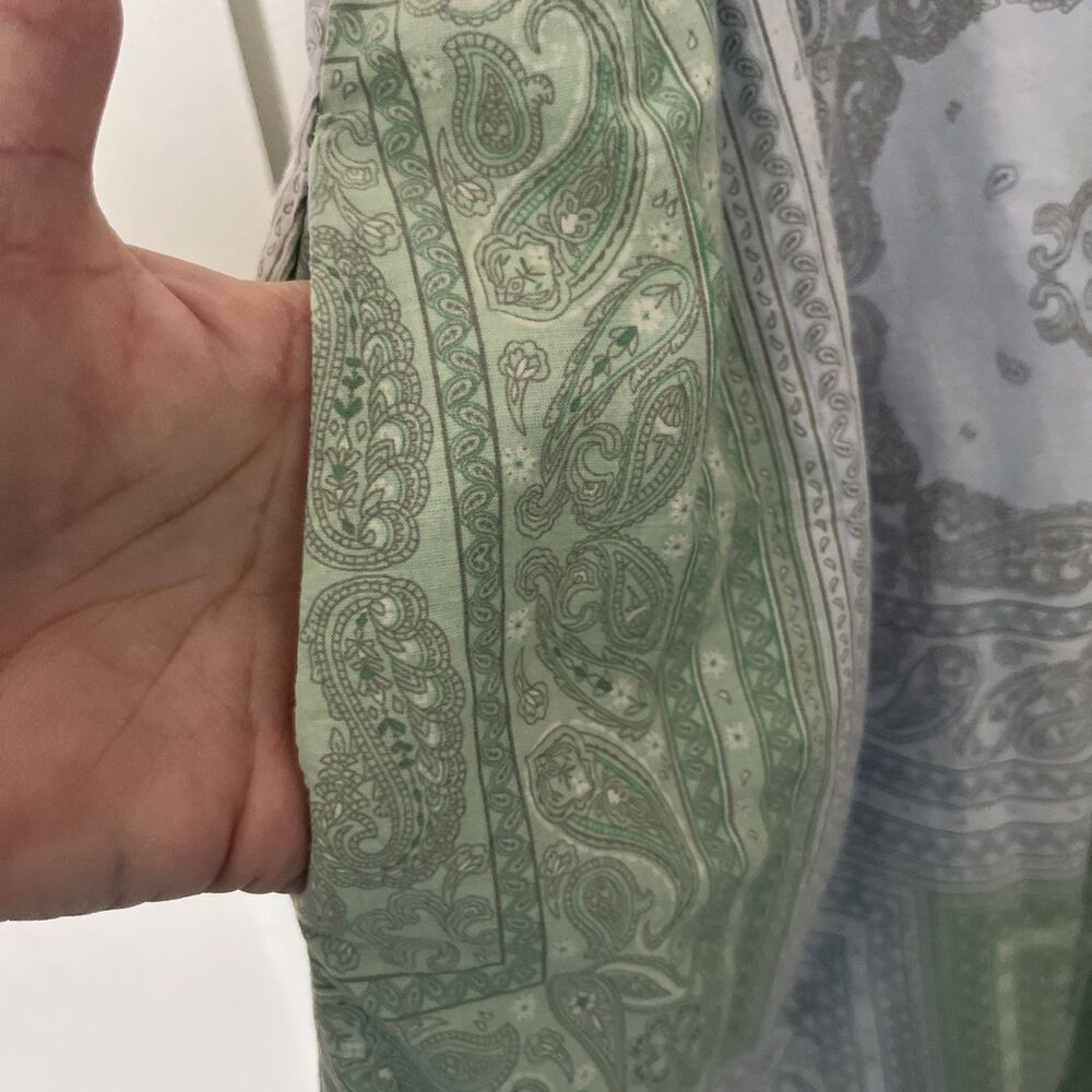 Universal Thread Maxi Dress Size M Bandana Handkerchief Sleeveless Boho Cottage - Picture 5 of 9